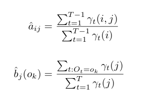 Baum-Welch update equations